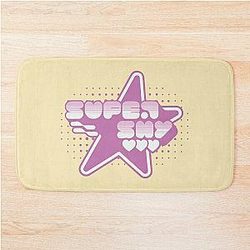 New jeans newjeans super shy pink bunny tokki - Morcaworks Bath Mat