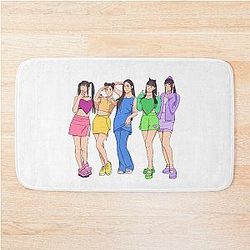 NewJeans Squad Portrait Bath Mat