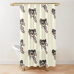 NewJeans Danielle Powerpuff Shower Curtain