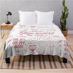NewJeans K-POP Fan Art Throw Blanket