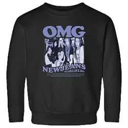 Newjeans Kpop Sweatshirts, OMG Album Vintage