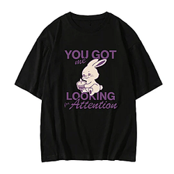 Looking Attention DTNK1303 NewJeans T-Shirts