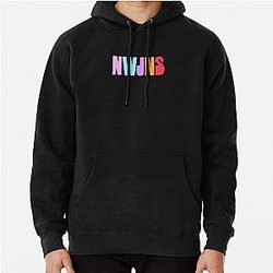 NewJeans NWJNS Logo Pullover Hoodie