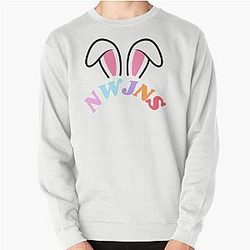 NewJeans Bunny Ears, New Jeans Logo and Mascot Bunny, Kpop NWJNS Merch, Ditto Pullover Sweatshirt