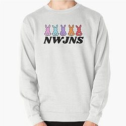 NewJeans Bunnies, New Jeans Logo and Mascot Bunny, Kpop NWJNS Merch, Ditto Pullover Sweatshirt