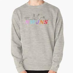NewJeans K-Pop Group, New Jeans Logo and Mascot Bunny, Kpop NWJNS Merch, Ditto Pullover Sweatshirt