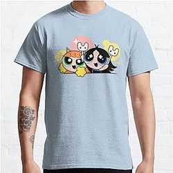 NewJeans NWJNS New Jeans Powerpuff girls sticker pack Hanni Hyein Minji Haerin Danielle cute aesthetic couple Tokkis lightstick Light stick  Classic T-Shirt