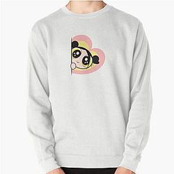 NewJeans NWJNS New Jeans Powerpuff girls Danielle cute aesthetic sticker Pullover Sweatshirt