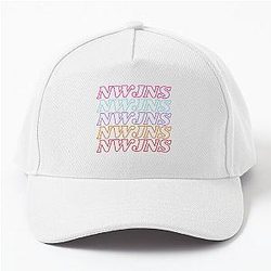 NewJeans NWJNS, New Jeans Logo and Mascot Bunny, Kpop NWJNS Merch, Ditto Baseball Cap