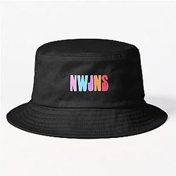 NewJeans NWJNS Logo Bucket Hat