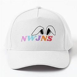 NewJeans Bunny Ears, New Jeans Logo and Mascot Bunny, Kpop NWJNS Merch, Ditto Baseball Cap