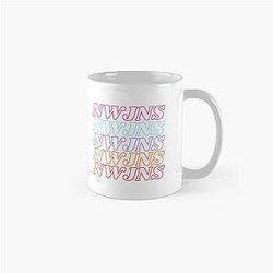 NewJeans NWJNS, New Jeans Logo and Mascot Bunny, Kpop NWJNS Merch, Ditto Classic Mug