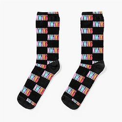 NewJeans NWJNS Logo Socks