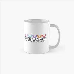 NWJNS Bunnies, New Jeans Logo and Mascot Bunny, Kpop NewJeans Merch, Ditto Classic Mug