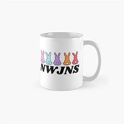 NewJeans Bunnies, New Jeans Logo and Mascot Bunny, Kpop NWJNS Merch, Ditto Classic Mug