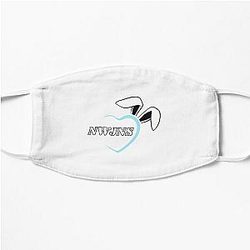 NewJeans Heart Bunny, New Jeans Logo en Mascotte Bunny, Kpop NWJNS Merch, Ditto Flat Mask
