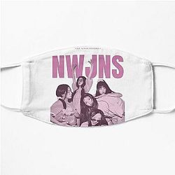 NewJeans Roze platte masker