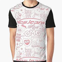 NewJeans K-POP Fan Art Graphic T-Shirt