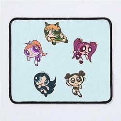NewJeans Powerpuff Girls Circle Mouse Pad