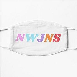 NewJeans K-Pop Group, New Jeans Logo and Mascot Bunny, Kpop NWJNS Merch, Ditto Flat Mask