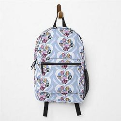 NewJeans Powerpuff meninas coração mochila