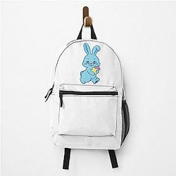 NewJeans Winter Star Bunny in Blue Backpack