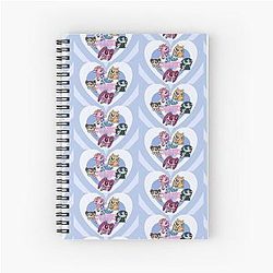 NewJeans Powerpuff Girls Heart Spiral Notebook