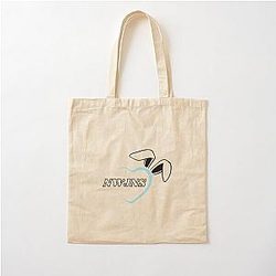 NewJeans Heart Bunny, New Jeans Logo and Mascot Bunny, Kpop NWJNS Merch, Ditto Cotton Tote Bag