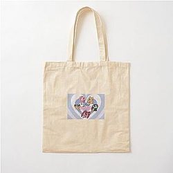 NewJeans Powerpuff Girls Heart Cotton Tote Bag