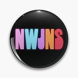 NewJeans NWJNS Logo Pin
