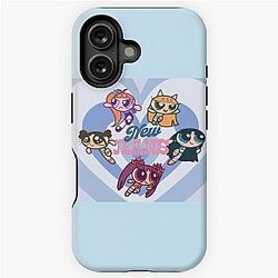 NewJeans Powerpuff meisjes hart iPhone Moeilijke geval