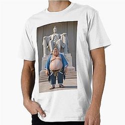 Ne Zha 2 Taiyi Zhenren takes a photo in front of the Lincoln statue in the US Premium T-Shirt
