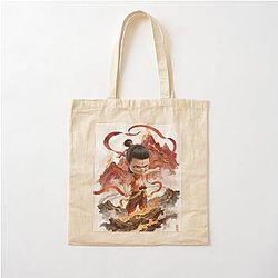 Ne Zha Cotton Tote Bag