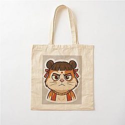 Grumpy Nezha Guinea Pig Cotton Tote Bag