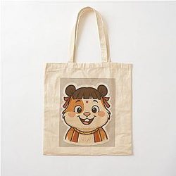 Happy Nezha Cotton Tote Bag