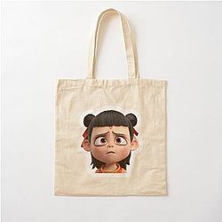 Heartbroken Ne Zha Cotton Tote Bag