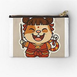 Ne Zha Guinea Pig has Magic Stick Zipper Pouch