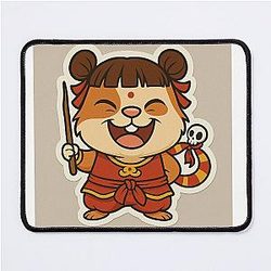 Ne Zha Guinea Pig has a Magic Stick Mouse Pad