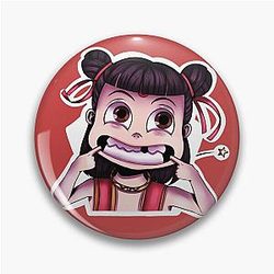 Ne Zha Print Design Pin