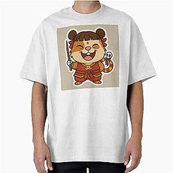 Ne Zha Guinea Pig has a Magic Oversized T-Shirt