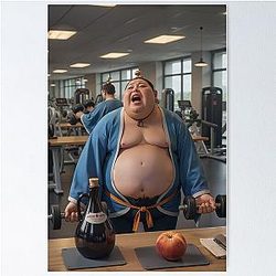 Ne Zha 2 Taiyi Zhenren with dumbbells Poster