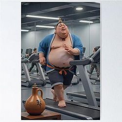Ne Zha 2, Taiyi Zhenren loses weight on treadmill Poster