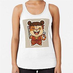 Ne Zha Guinea Pig has a Magic Racerback Tank Top