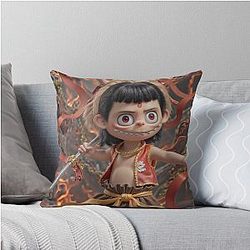Ne Zha Throw Pillow