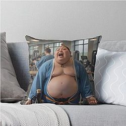 Ne Zha 2 Taiyi Zhenren exercises with dumbbells Throw Pillow