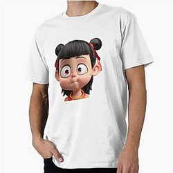 Cute Nezha Emotional Face Premium T-Shirt