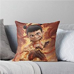Ne Zha 2 throw pillow