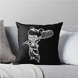 Ne Zha Deity Throw Pillow