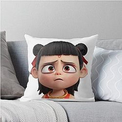Heartbroken Nezha Throw Pillow