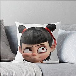 Cute But Sassy Nezha Throw Pillow